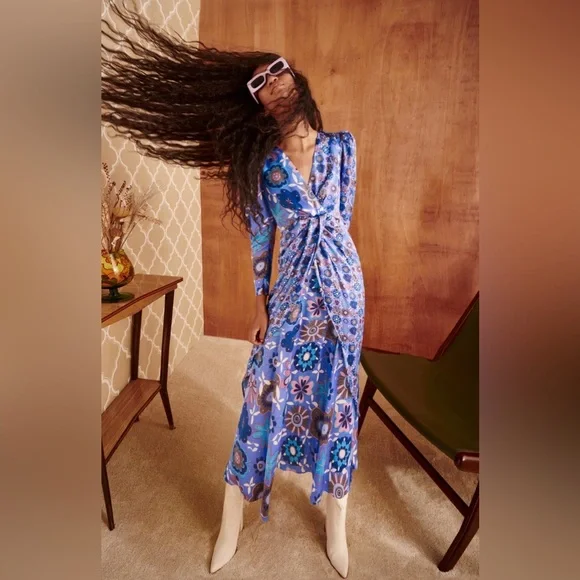 celia b blue dress Earth Dress Blue – CELIA B US main image 1